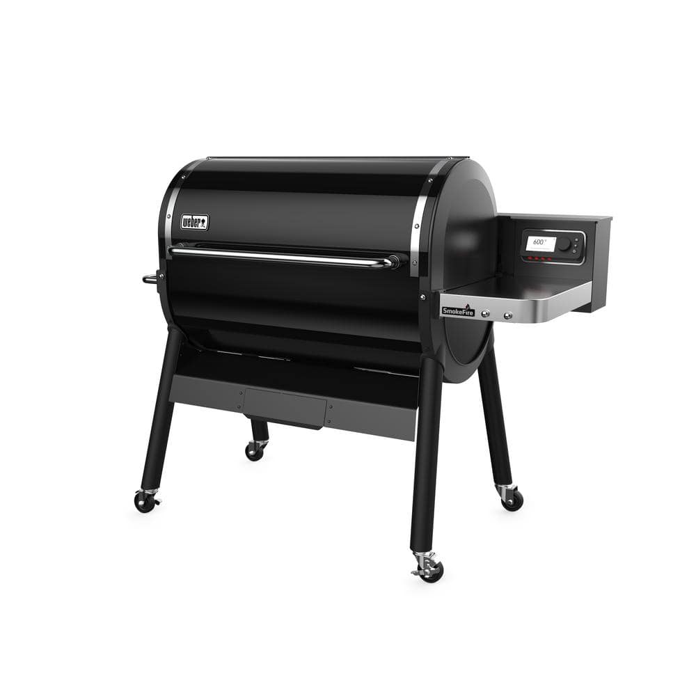 Weber SmokeFire EX6 Wood Fired Pellet Smart Grill in Black (2nd Gen) 23510201