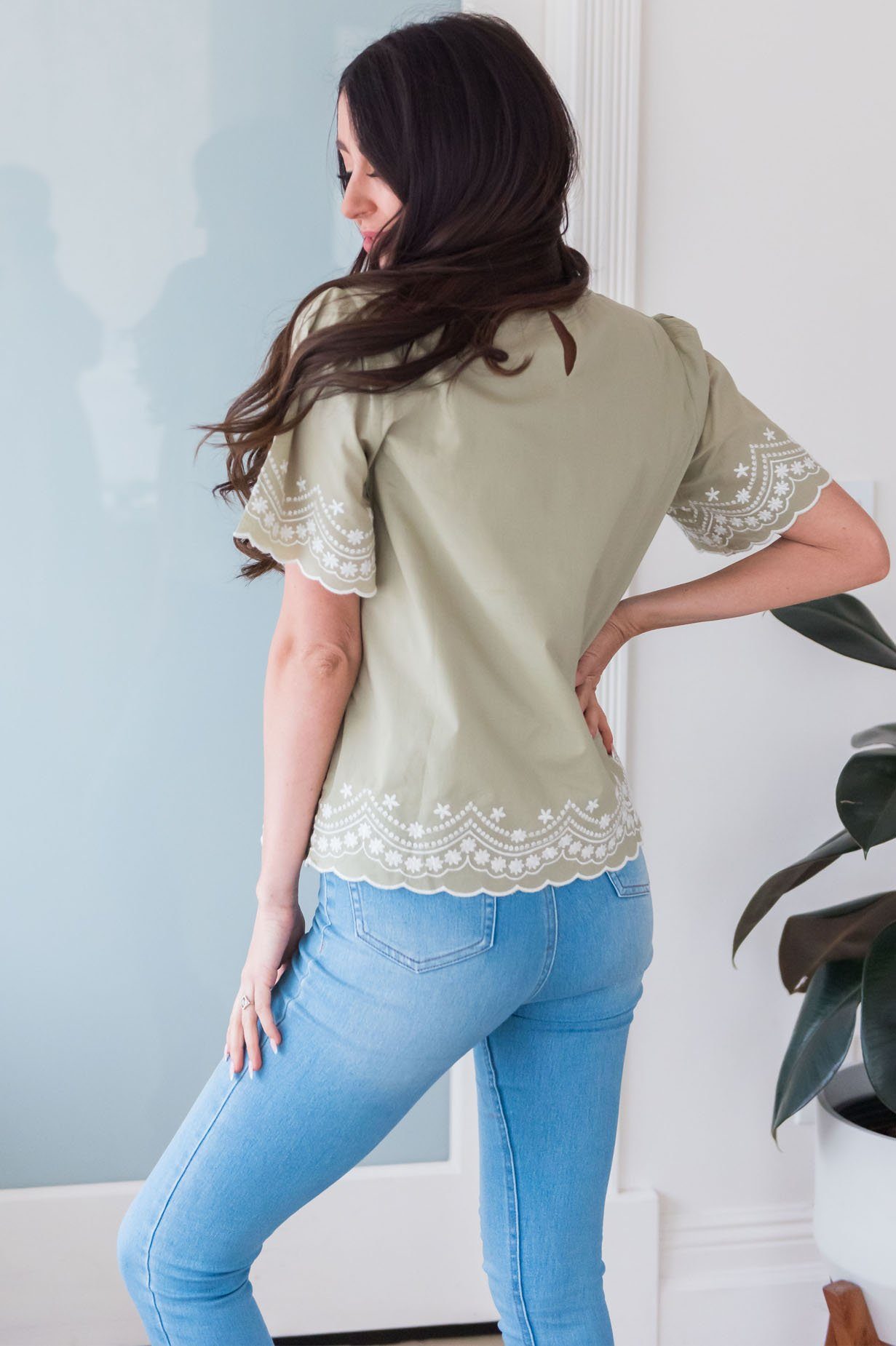 A Full Life Modest Blouse