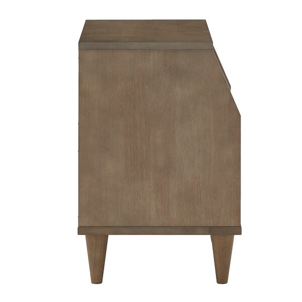 Fiandaca Light Charcoal Grey 2-Drawer Nightstand from iNSPIRE Q Modern - - 28964971