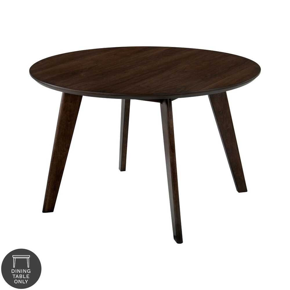 Carson Carrington Breisgau Mid century 47 inch Round Wood Dining Table