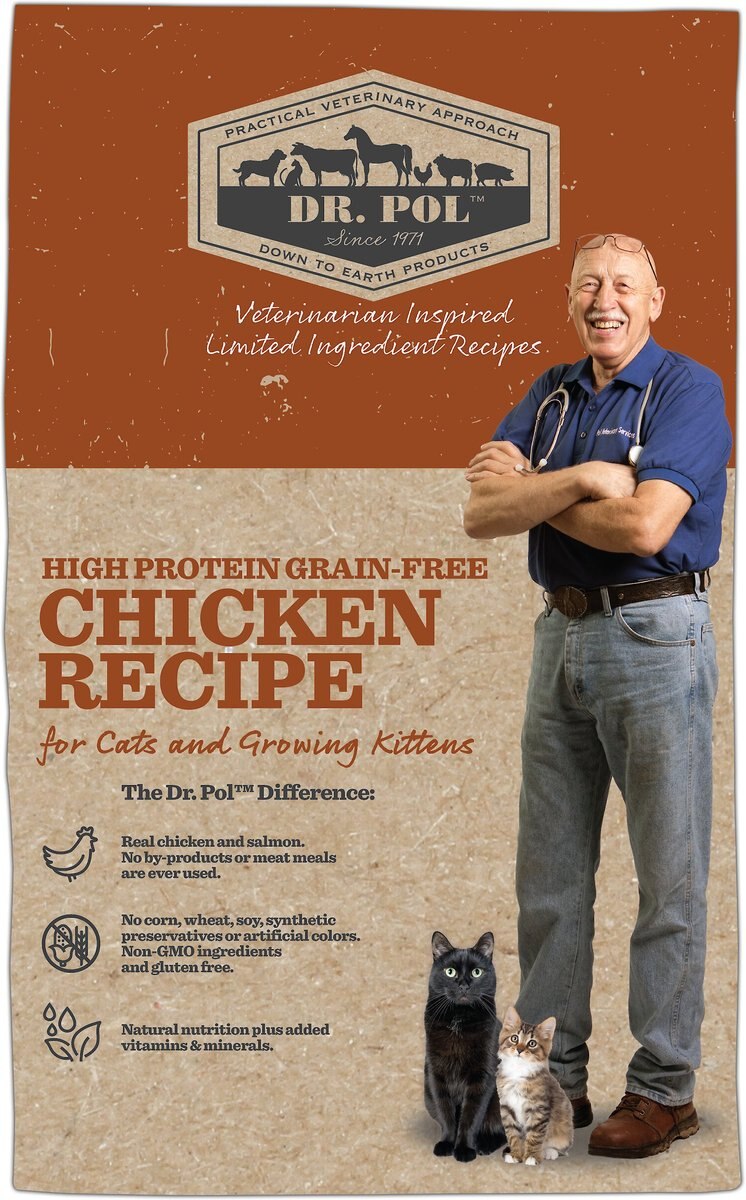 Dr. Pol High Protein Limited Ingredient Chicken Recipe Cat and Kitten Food