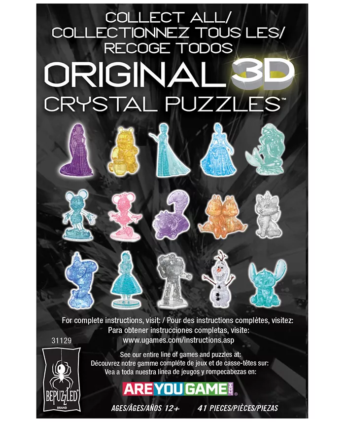 BePuzzled 3D Disney Belle Crystal Puzzle Set  41 Piece