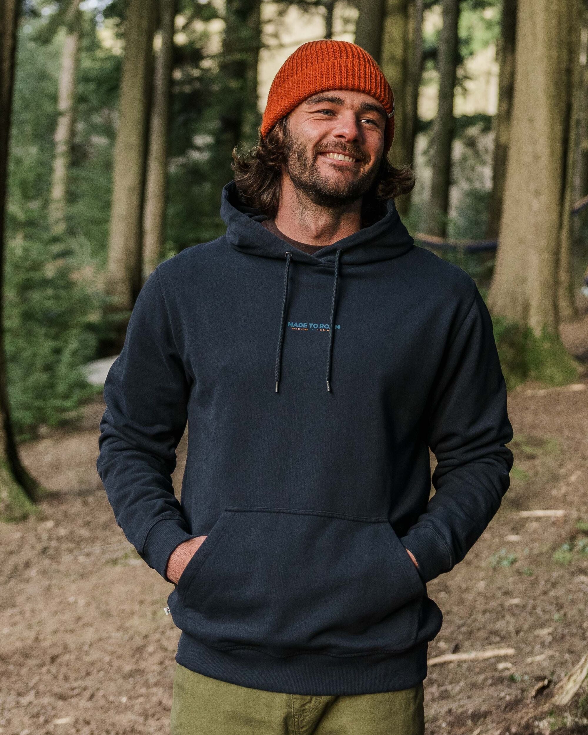 Pace Recycled Cotton Hoodie - Deep Navy