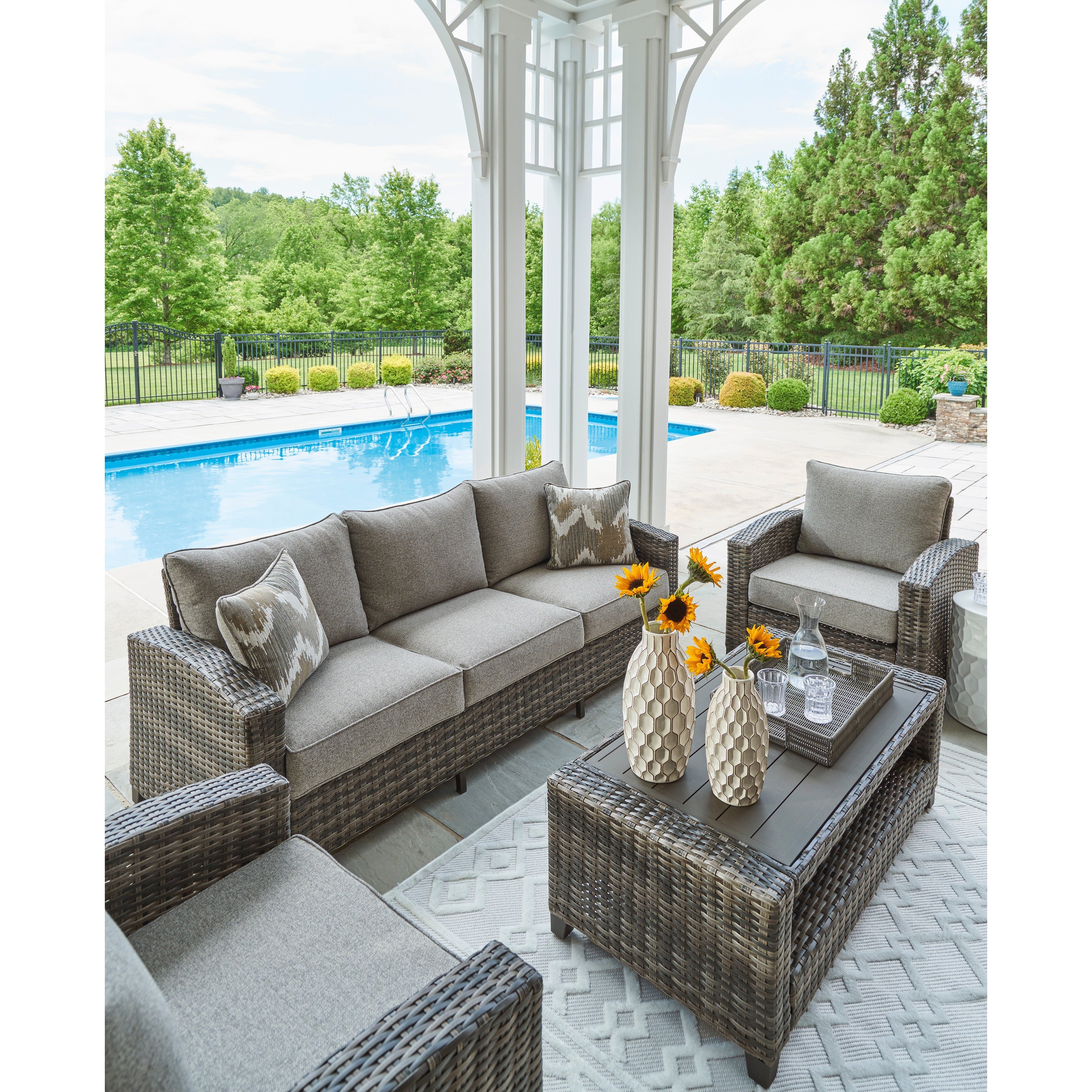 Mystic 4-Piece Outdoor Deep Seating Set