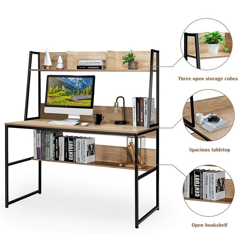 47-Inch Computer Desk Writing Study Table Workstation