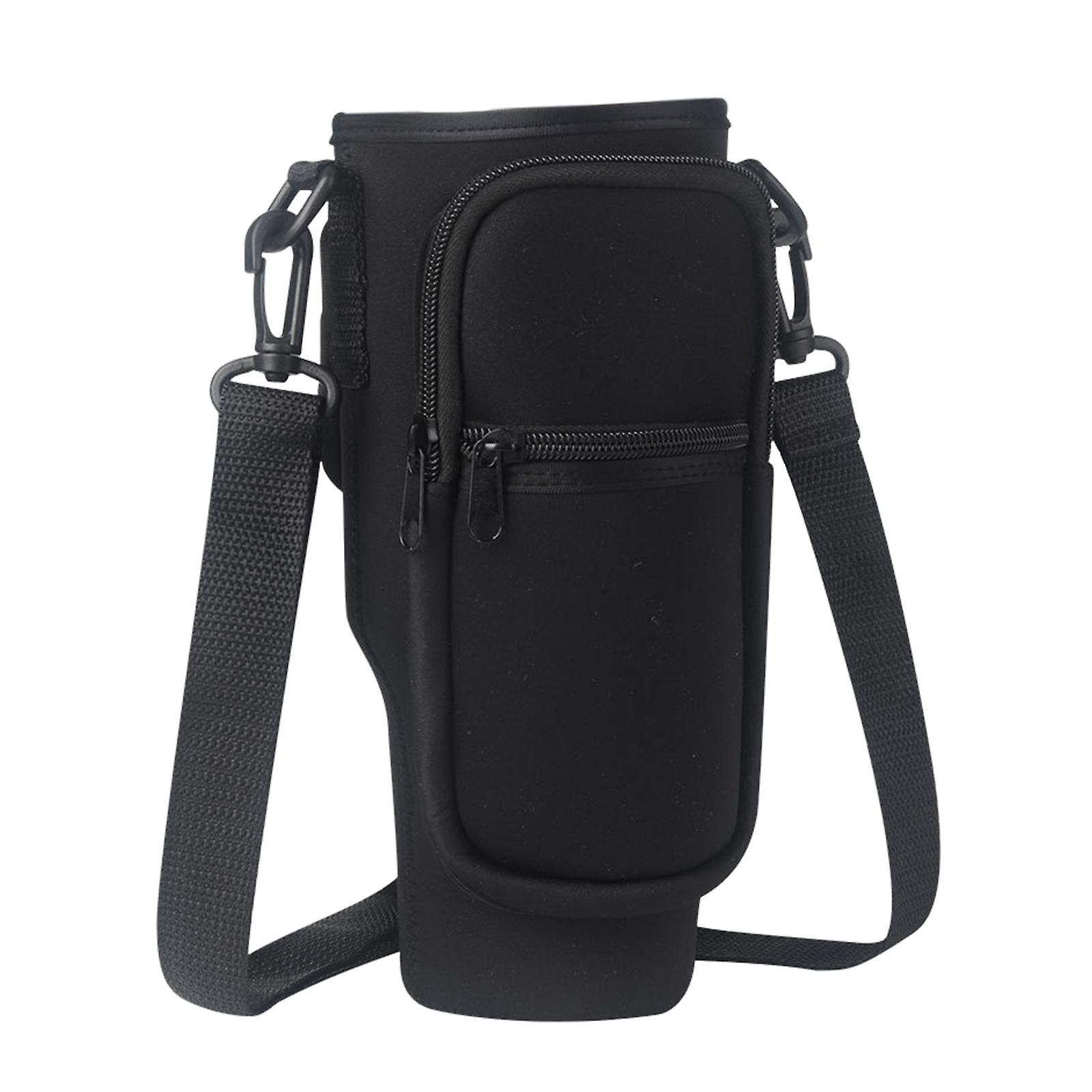 40oz Handle Mug Sleeve Cup Cover Holder For Walking Traveling Outdoor Sports Black