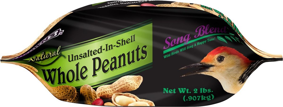 Brown's Song Blend Unsalted-In-Shell Whole Peanuts Wild Bird Food