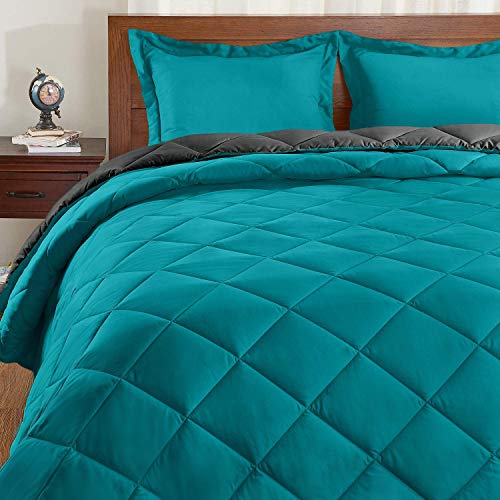 Down Alternative Reversible 3 pcs Comforter Set