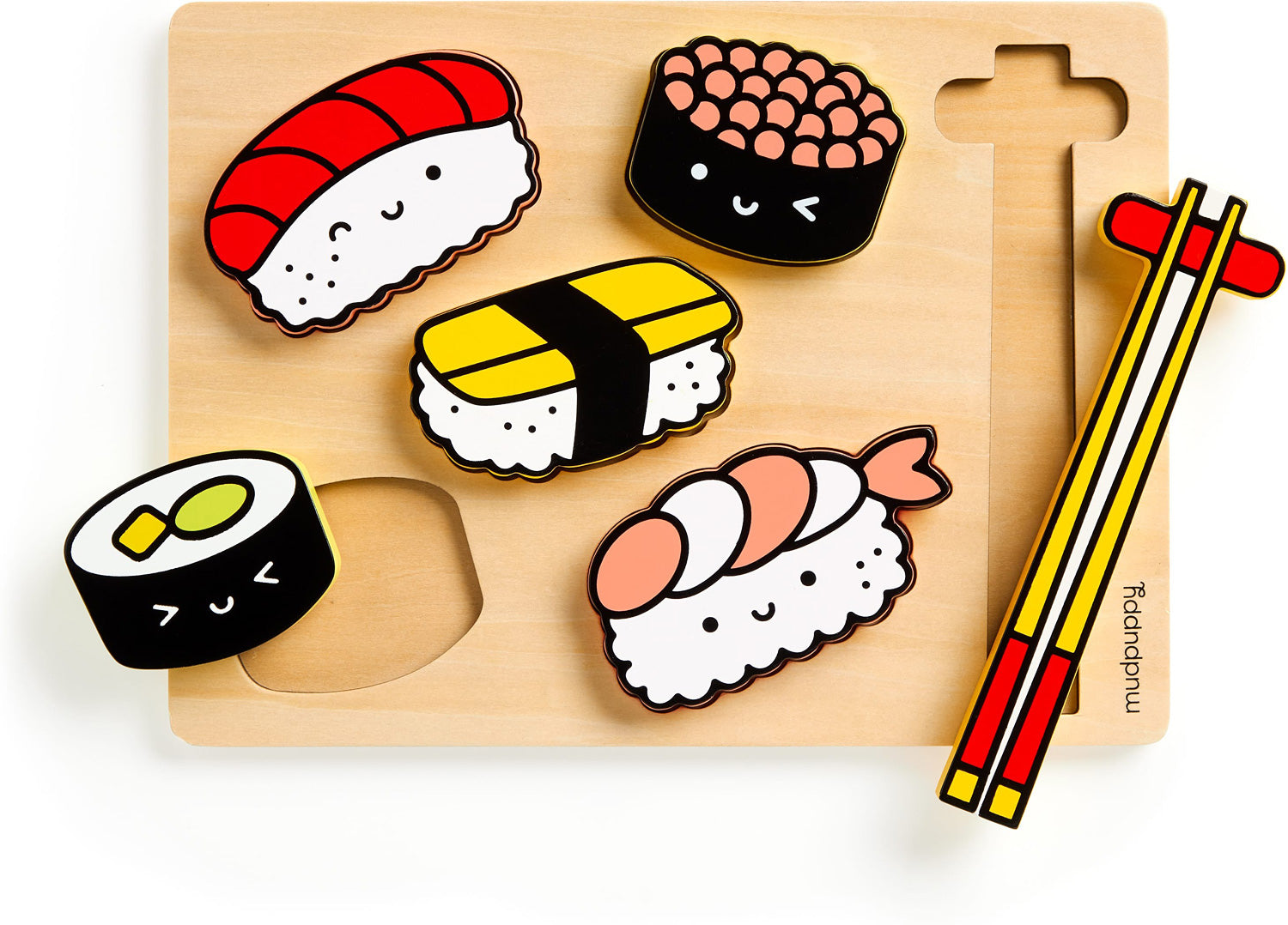 Sushi Friends Wooden Tray Puzzle