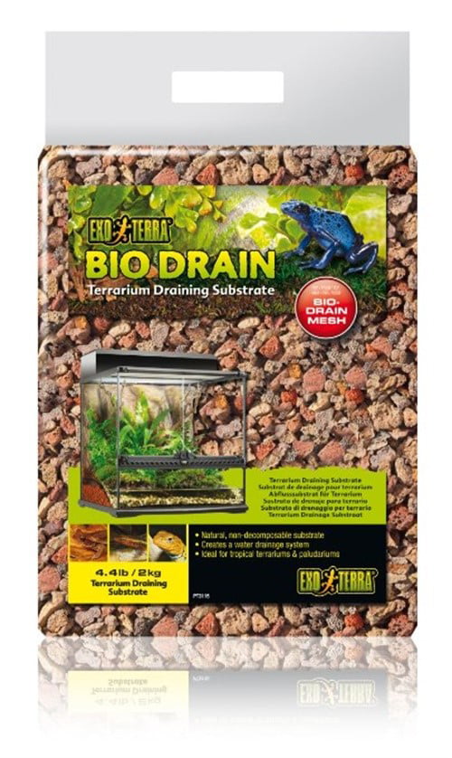 Exo Terra BioDrain Terrarium Substrate for Aquarium， 4.4-Pound