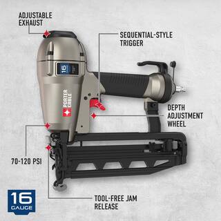 Porter-Cable Pneumatic 16-Gauge 2-12 in. Nailer Kit and Pneumatic 18-Gauge Brad Nailer Kit FN250CBN200C