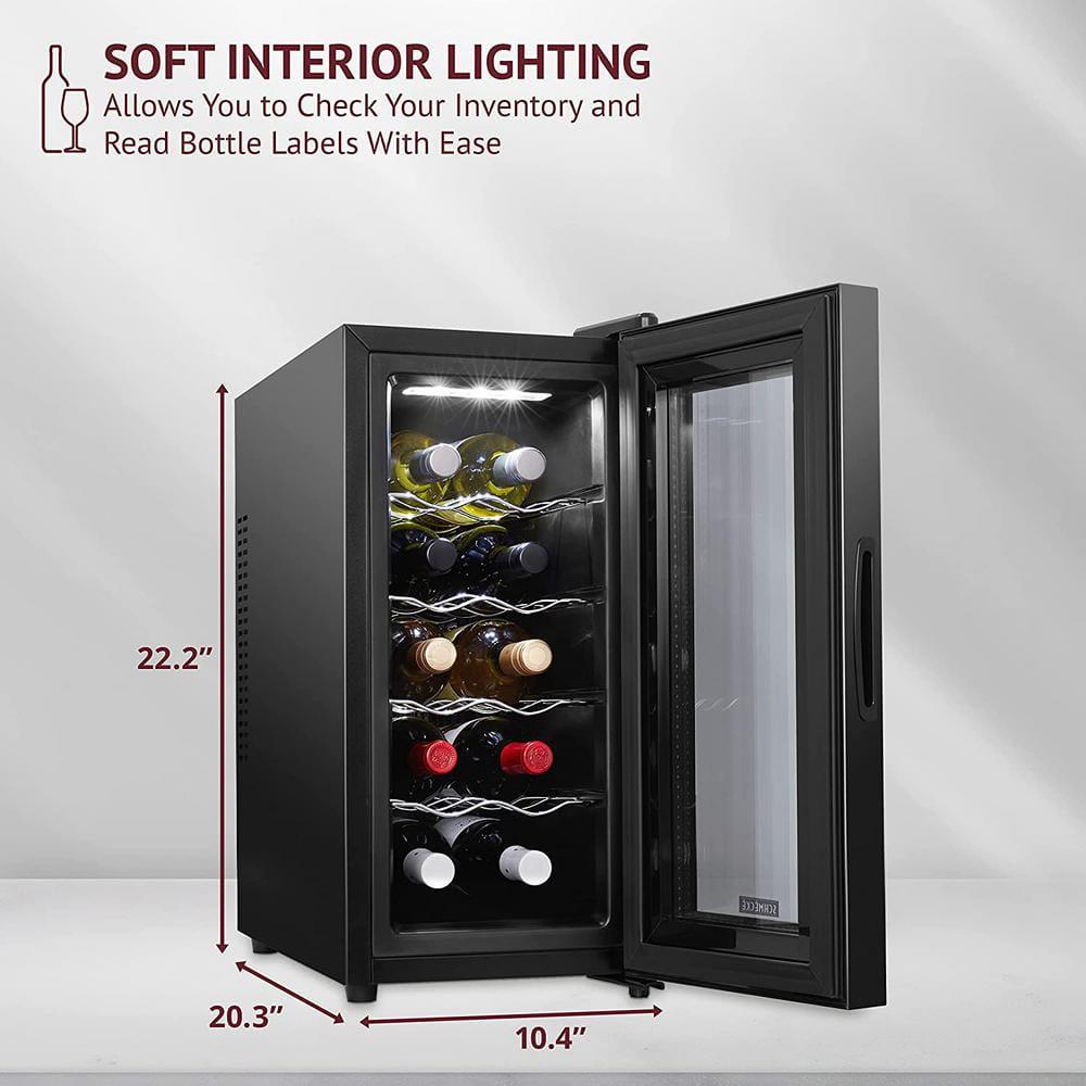 Schmecke Thermoelectric 10Bottle Free Standing Wine Cooler