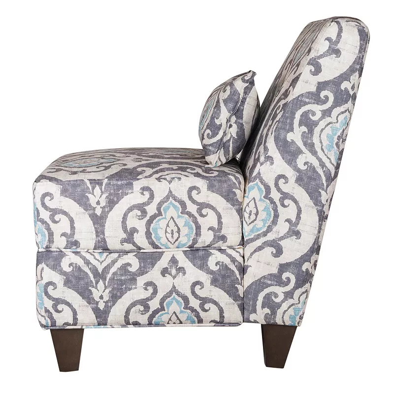 HomePop Accent Chair and Throw Pillow 2-piece Set