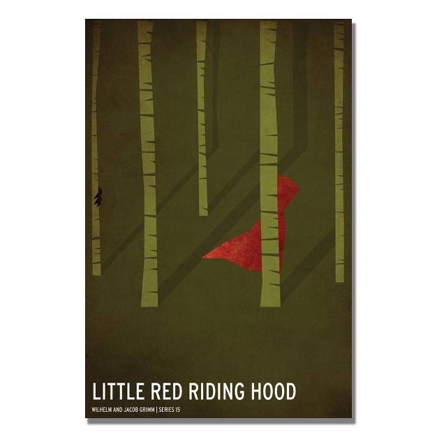 X 24 quot Red Riding Hood By Christian Jackson Trademark Fine Art