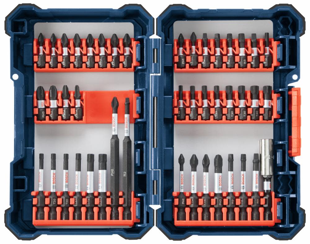 Bosch 44 pc. Impact Tough Screwdriving Custom Case System Set SDMS44 from Bosch