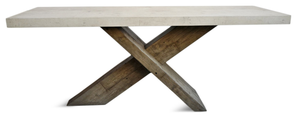 X Base Console Table   Farmhouse   Console Tables   by Design Mix Furniture  Houzz