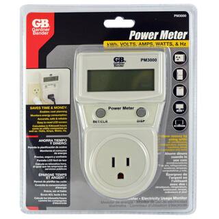 Gardner Bender Energy Usage Power Meter PM3000