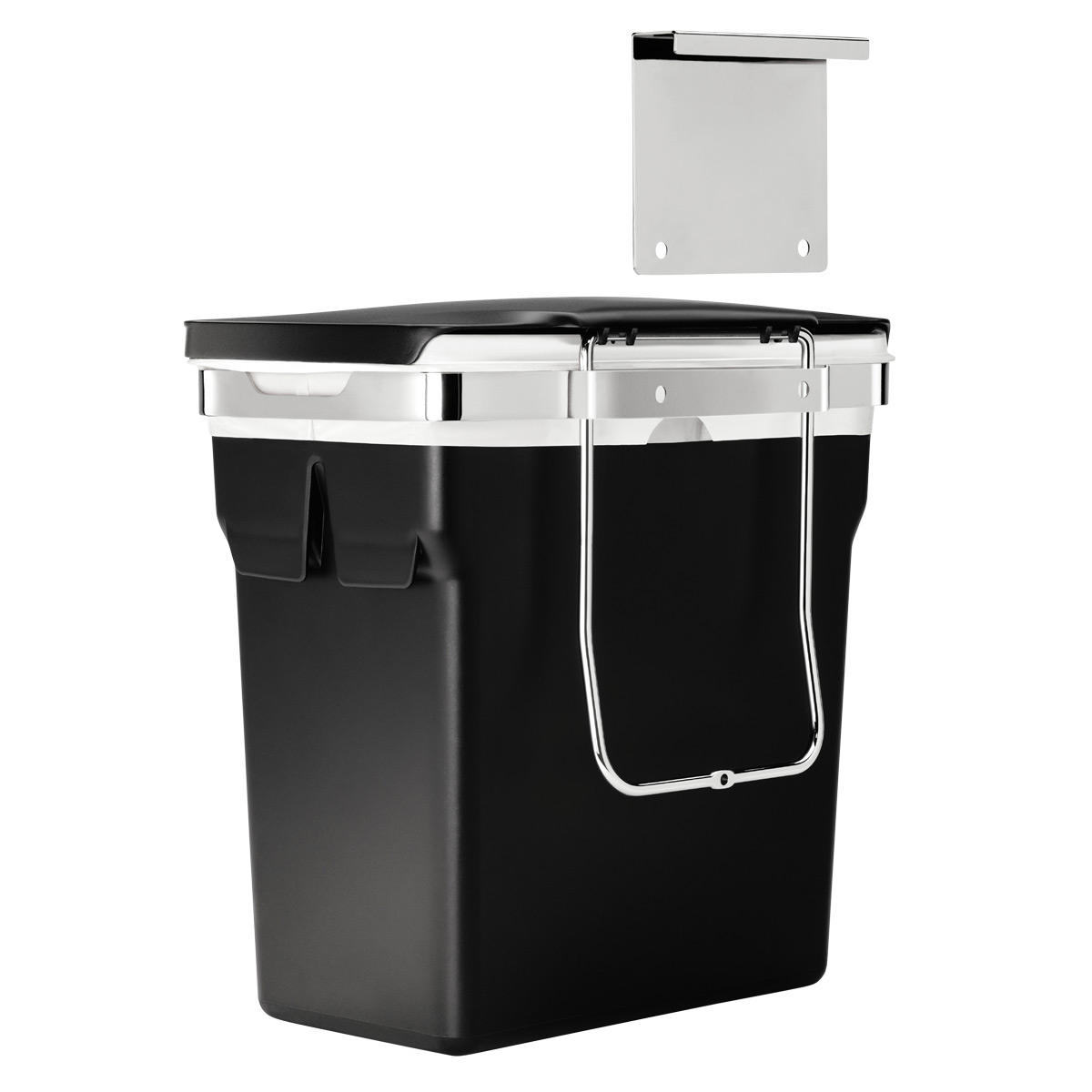 simplehuman Black InCabinet 26 gal Trash Can