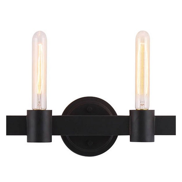 4 light Broyles Bath Bar Pendant Matte Black Eglo