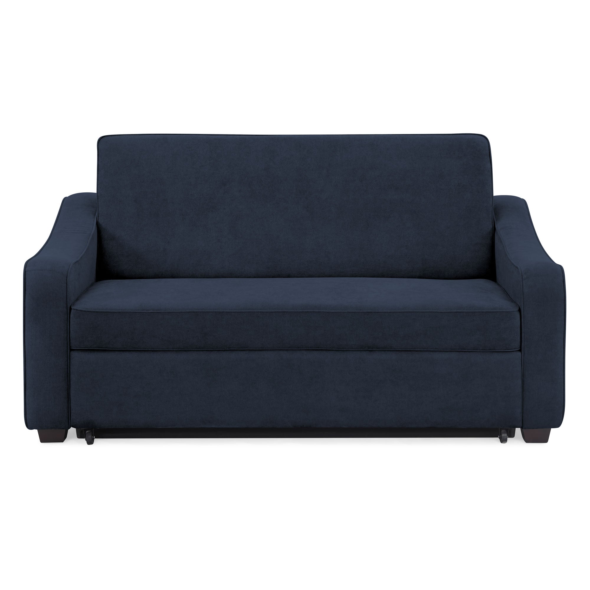 Serta Moreland Modern Sofa Sleeper, Navy Blue Fabric