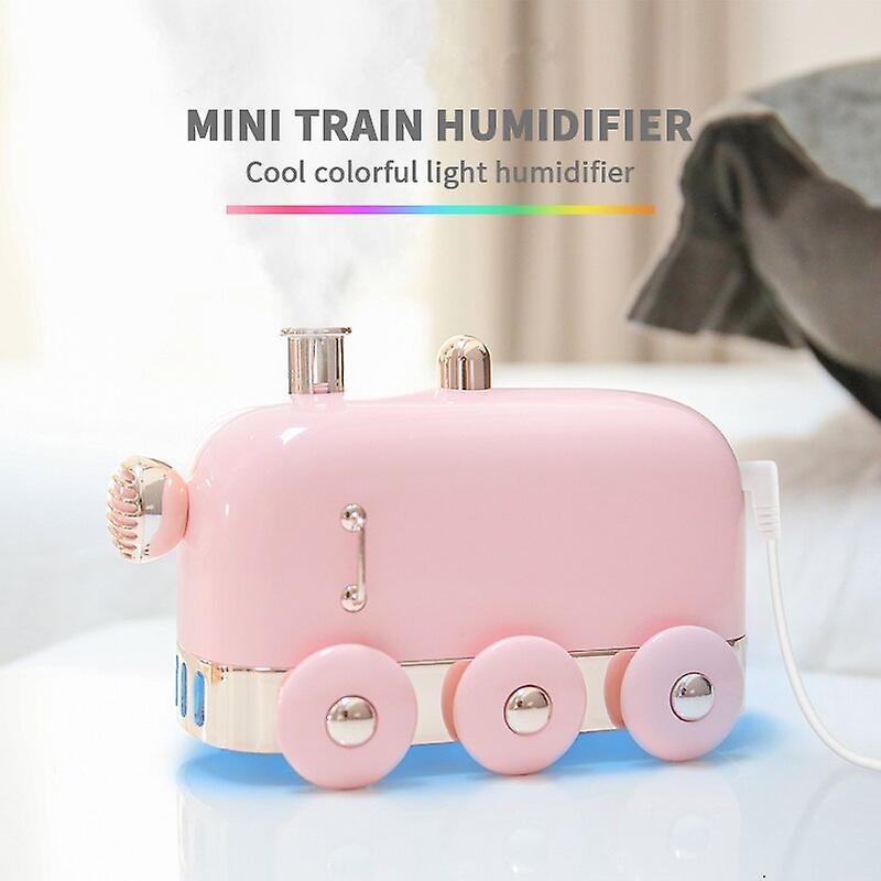 300ml Retro Train Humidifier Ultrasonic Humidicador Mini Usb Aroma Air Diffuser