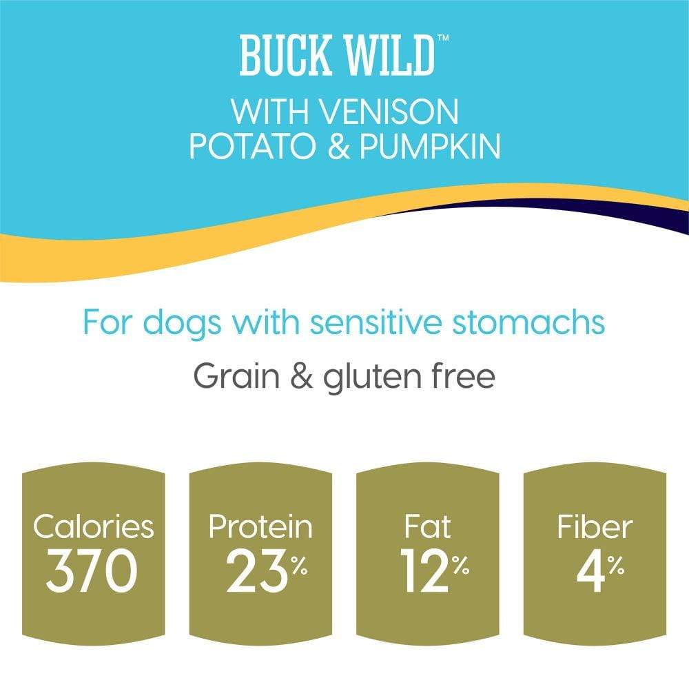 Solid Gold Buck Wild Adult Venison， Potato， and Pumpkin Recipe Dry Dog F