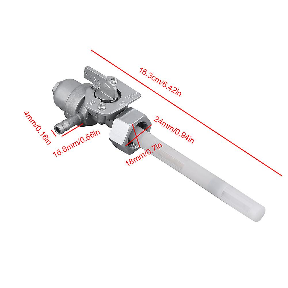 Fuel Tank Switch Valve Petcock For Honda/trx300/trx250/cb750/cb900/cmx250c/xr650l/18mm X 1