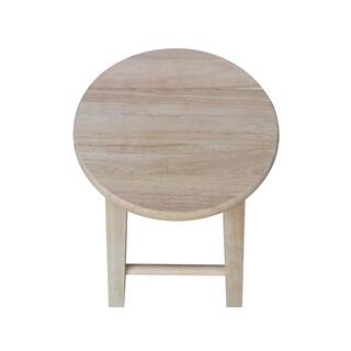 International Concepts 18 in. Unfinished Wood Bar Stool 1S-518