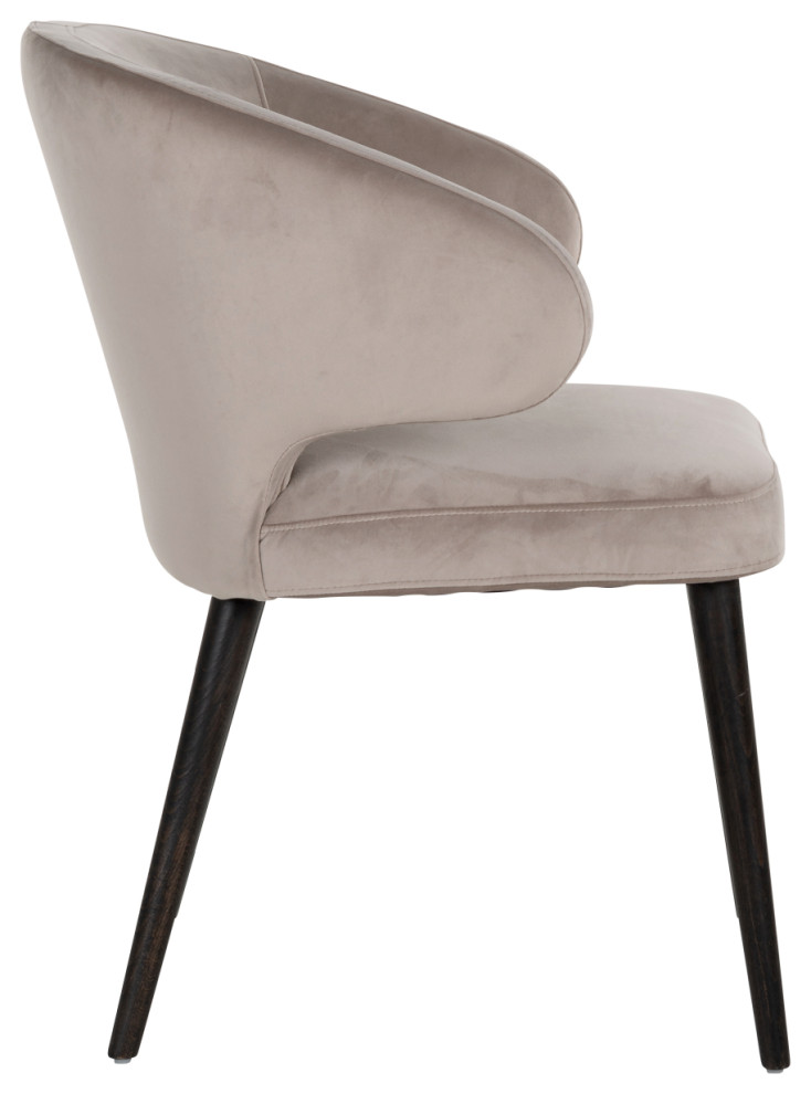 Modern Velvet Dining Chair  OROA Indigo   Midcentury   Dining Chairs   by Oroa   Distinctive Furniture  Houzz