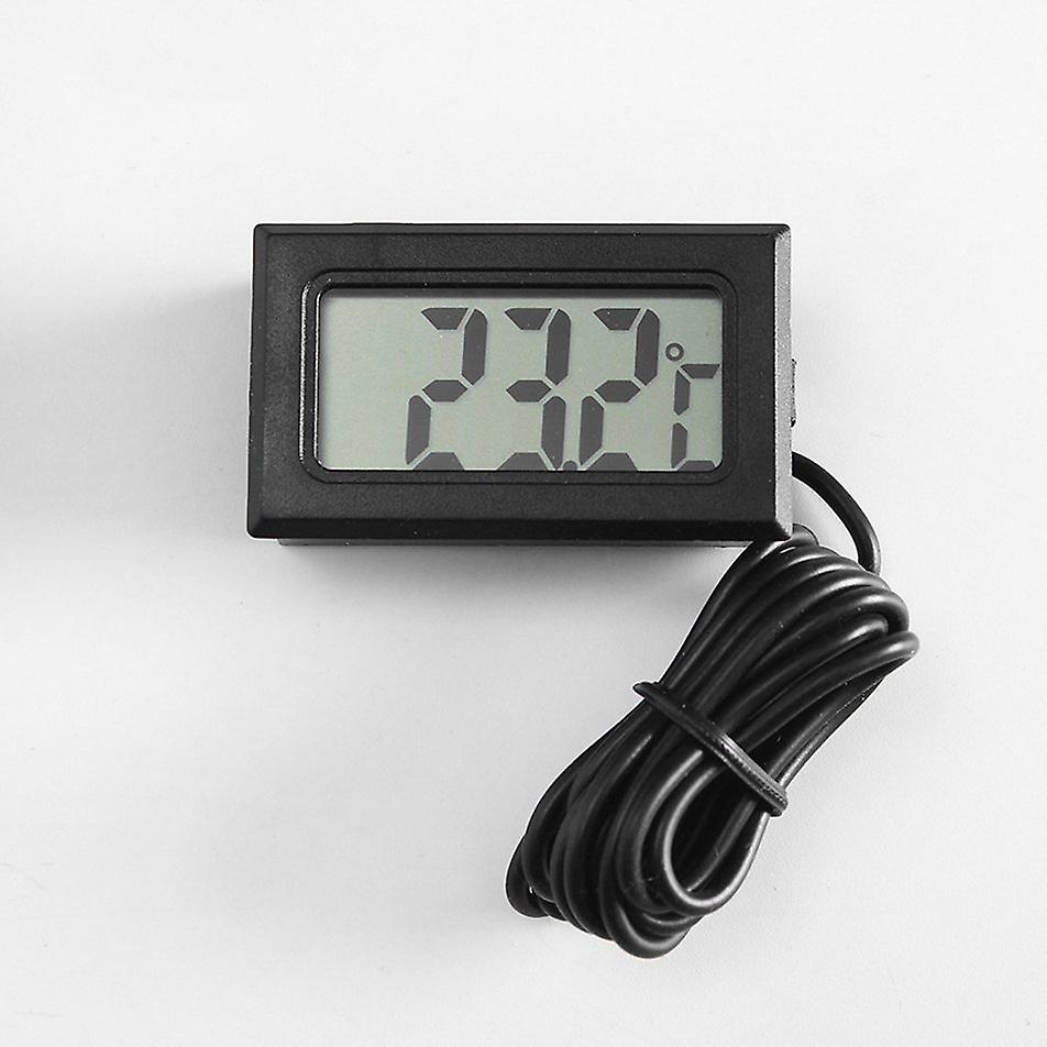 Mini Embedded Lcd Electronic Digital Display Fahrenheit Thermometer Fish Tank Refrigerator Water Temperature Meter Waterproof