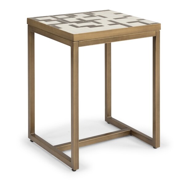 Geometric II End Table by Homestyles