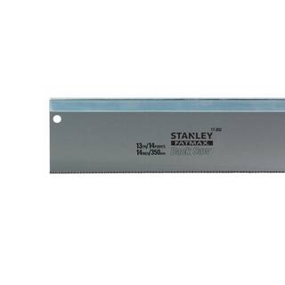 Stanley 14 in. Back Saw with Rubber Handle 17-202