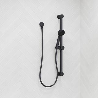 Pfister 3-Spray Hand Shower with Wall Bar in Matte Black LG16-300B