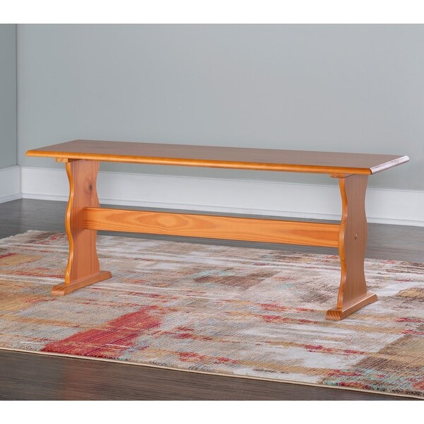 Copper Grove Riki Honey Pine Dining Bench