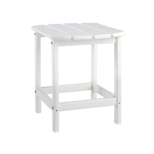 Signature Design by Ashley Sundown Treasure Outdoor Poly All Weather Rectangular End Table