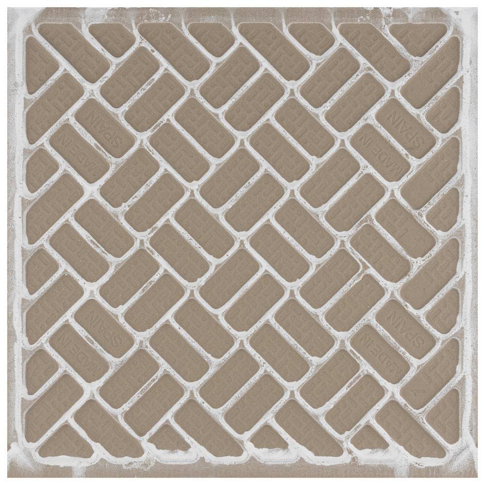 Merola Tile Cassis Stella Blue 9-34 in. x 9-34 in. Porcelain Floor and Wall Tile (10.88 sq. ft.Case) FCD10CSTBL