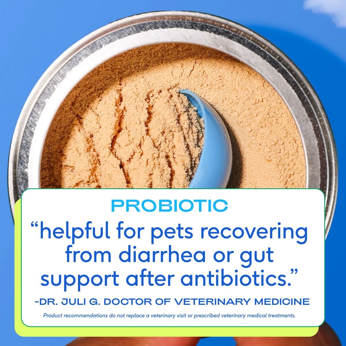 Native Pet Vet-Formulated Probiotic and Prebiotic Digestive Issues Powder Supplement for Dogs