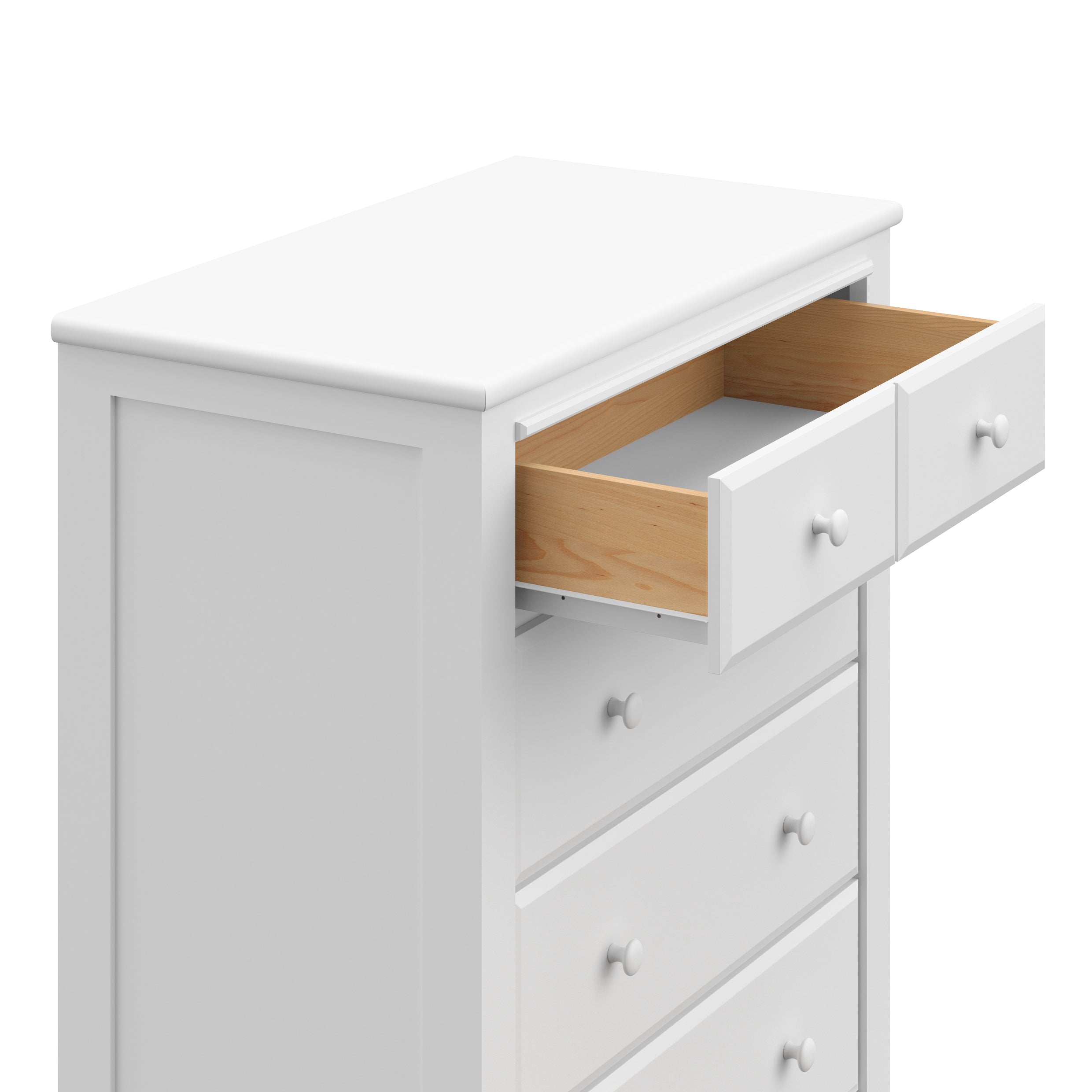 Graco Benton 4-Drawer Classic Vertical Dresser White Finish