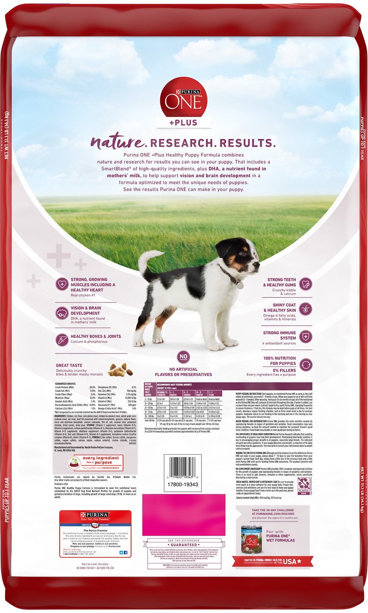 Purina ONE +Plus High Protein Healthy Puppy Formula Dry Puppy Food