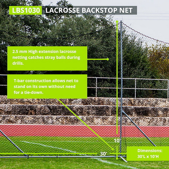 Champion Sports LBS1030 Lacrosse Backstop Net