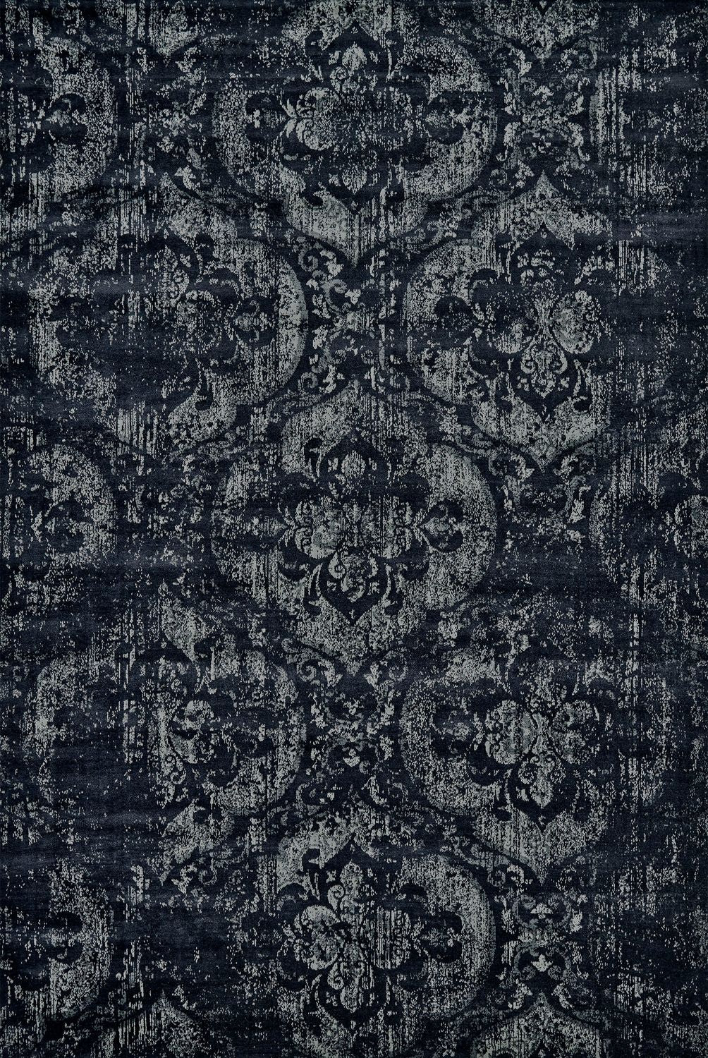 Margaux Gray and Black Rug by BD Fine