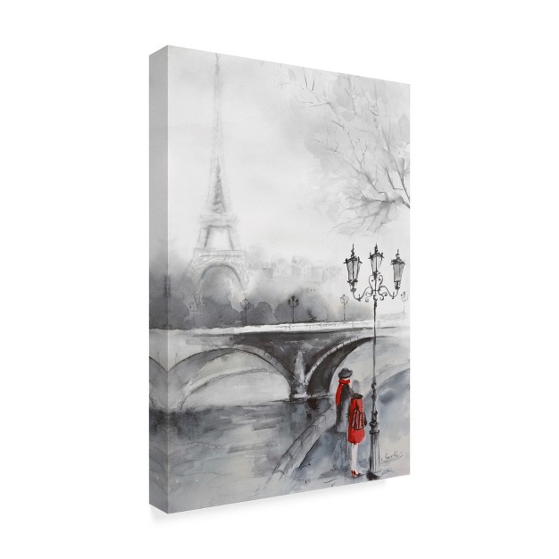 Trademark Fine Art marietta Cohen Art And Design x27 eiffel Tower Illustration 1 x27 Canvas Art