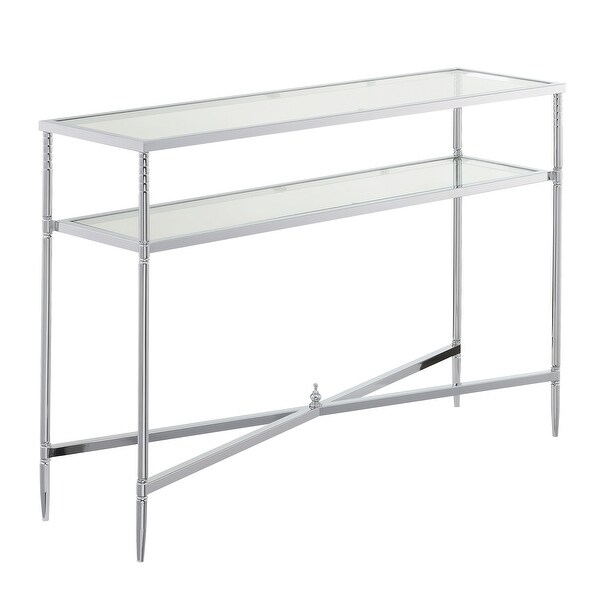 Silver Orchid Dynasty Console Table