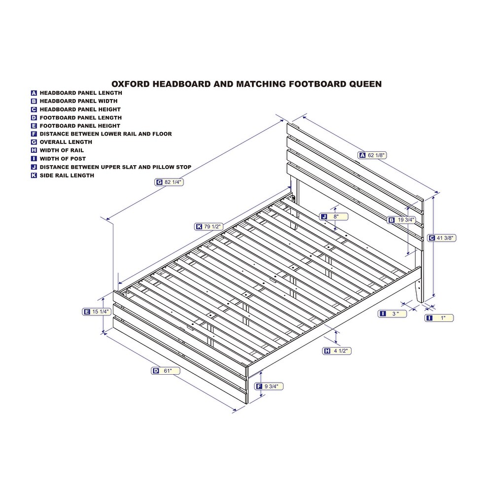 Oxford Bed with Footboard and USB Turbo Charger