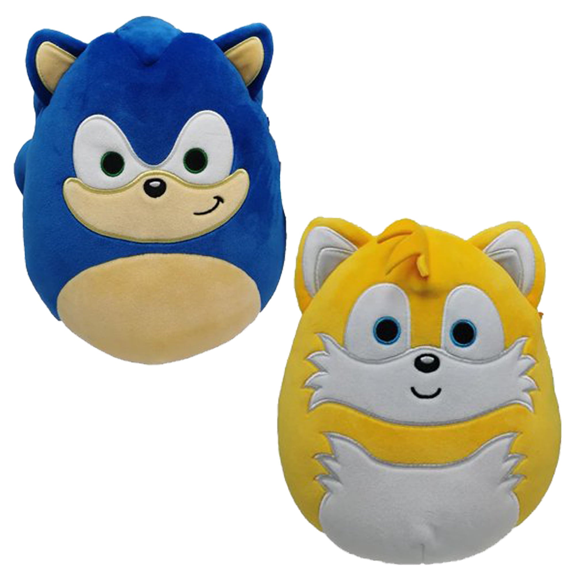 Squishmallows Official Kellytoys Plush 8 Inch Sonic the Hedgehog and Tails Bundle Soft Plush