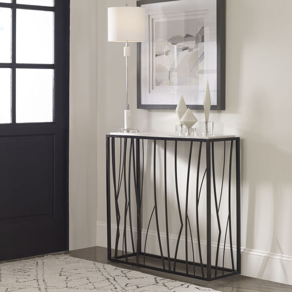 Reed Dark Iron 36-Inch Console Table