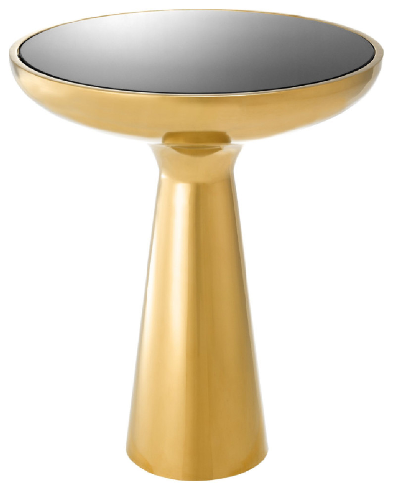 Gold Tower Side Table  Eichholtz Lindos Low   Contemporary   Side Tables And End Tables   by Oroa   Distinctive Furniture  Houzz