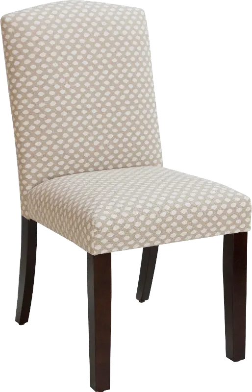 Nora Chalk Flax Dining Chair - Skyline Furniture