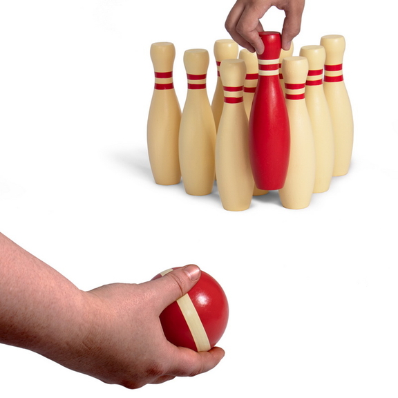 Brybelly Wooden Lawn Bowling Set