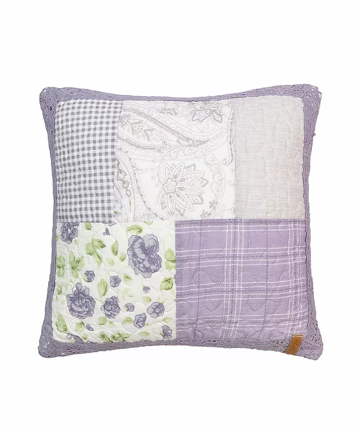 American Heritage Textiles Lavender Rose Decorative Pillow， 11